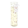 White Butterfly Print Vanilla Tube Candle
