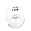 Wicked Witch Stemless Wine Glass