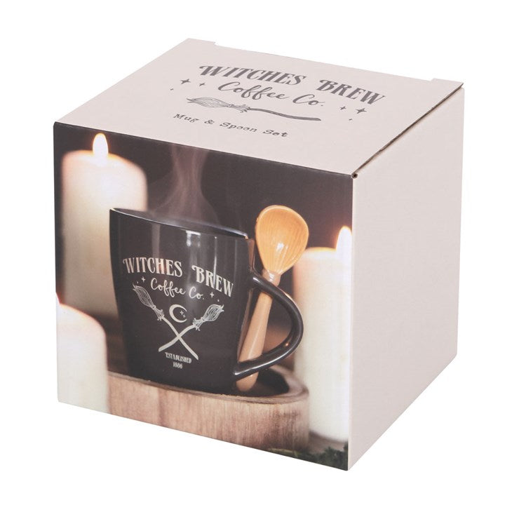 Witches Brew Coffee Co Mug & Spoon