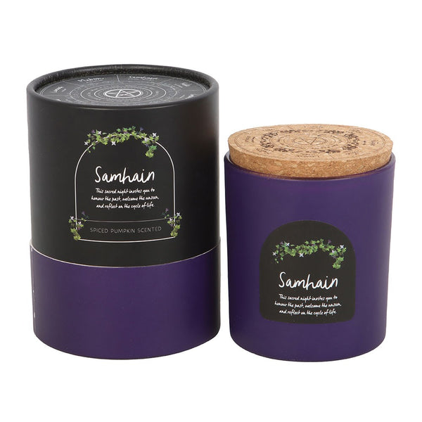 Samhain Spice Pumpkin Wheel Of The Year Candle