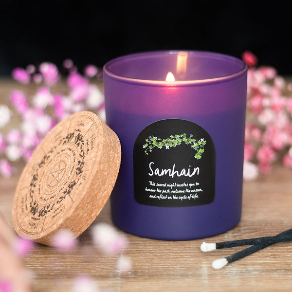 Samhain Spice Pumpkin Wheel Of The Year Candle