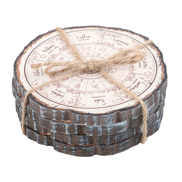 Wheel Of The Year Coaster Set