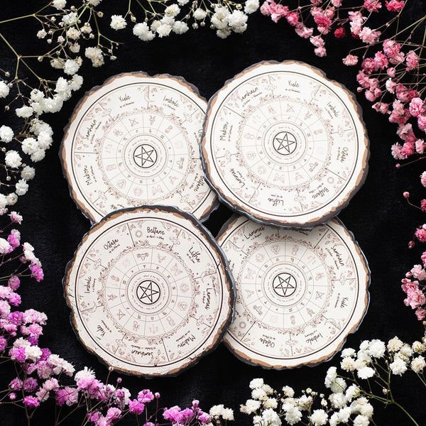 Wheel Of The Year Coaster Set