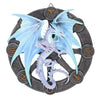 Yule Dragon Resin Wall Plaque