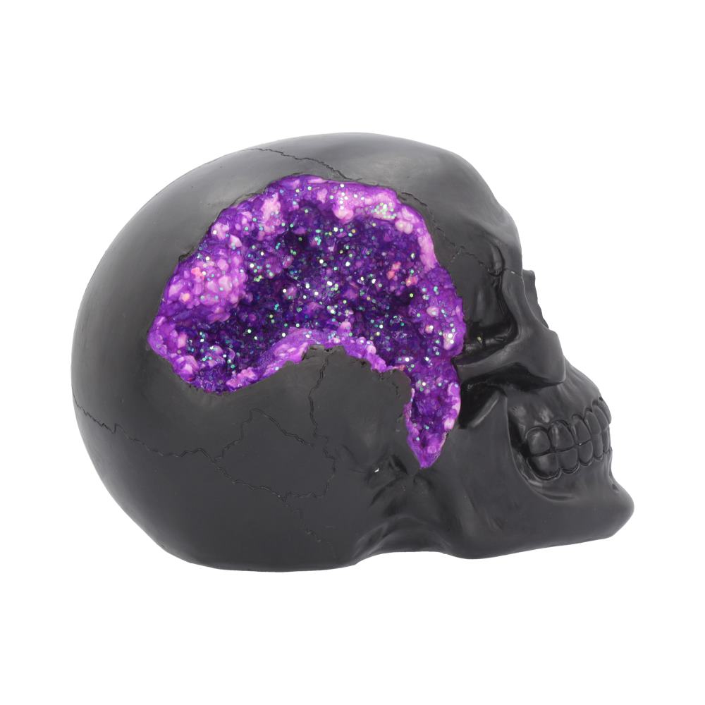 Geode Skull Purple