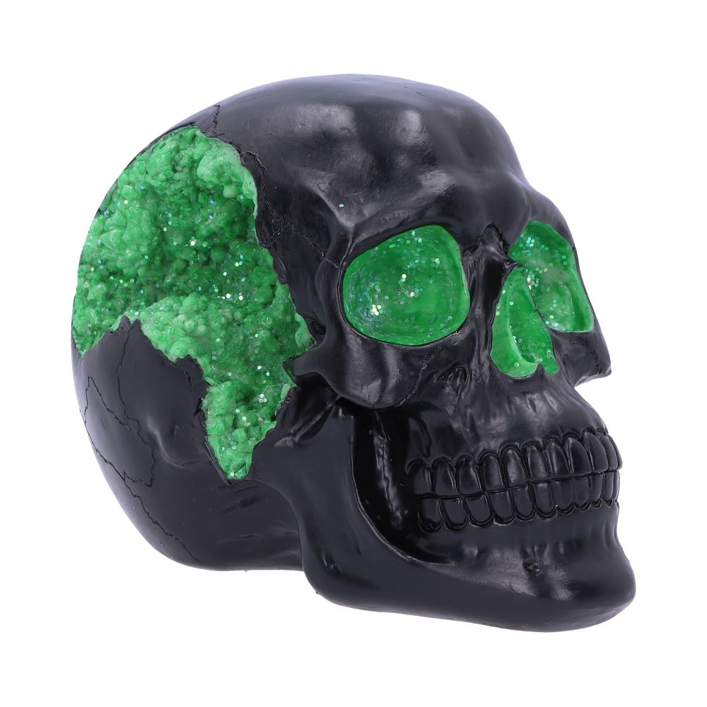 Geode Skull Green