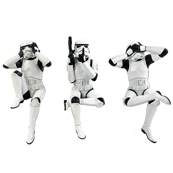 Three Wise Sitting Stormtroopers