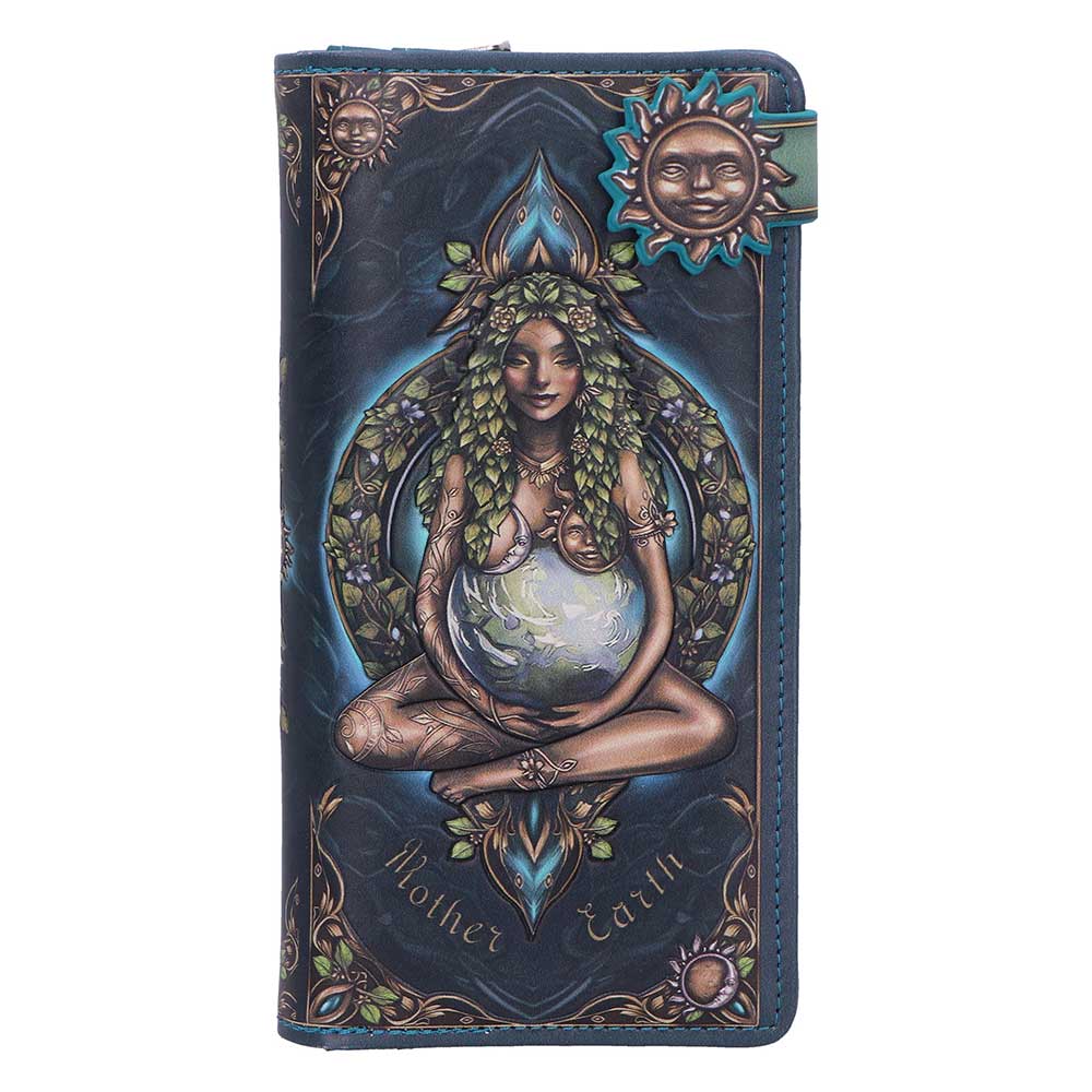 Mother Earth Embossed Purse