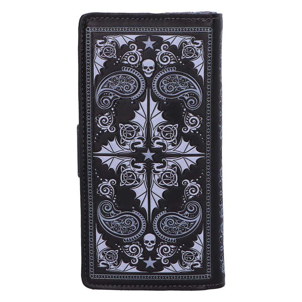 Skull Embrace Embossed Purse