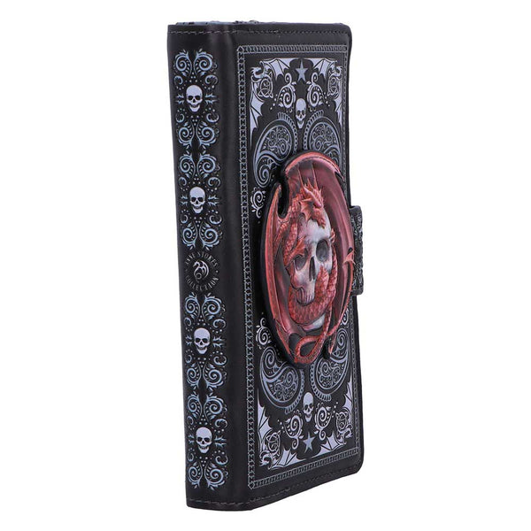 Skull Embrace Embossed Purse