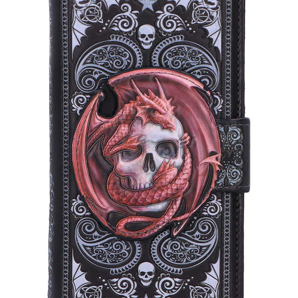 Skull Embrace Embossed Purse
