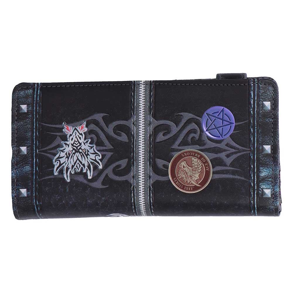 Unzipped Dragon Embossed Purse