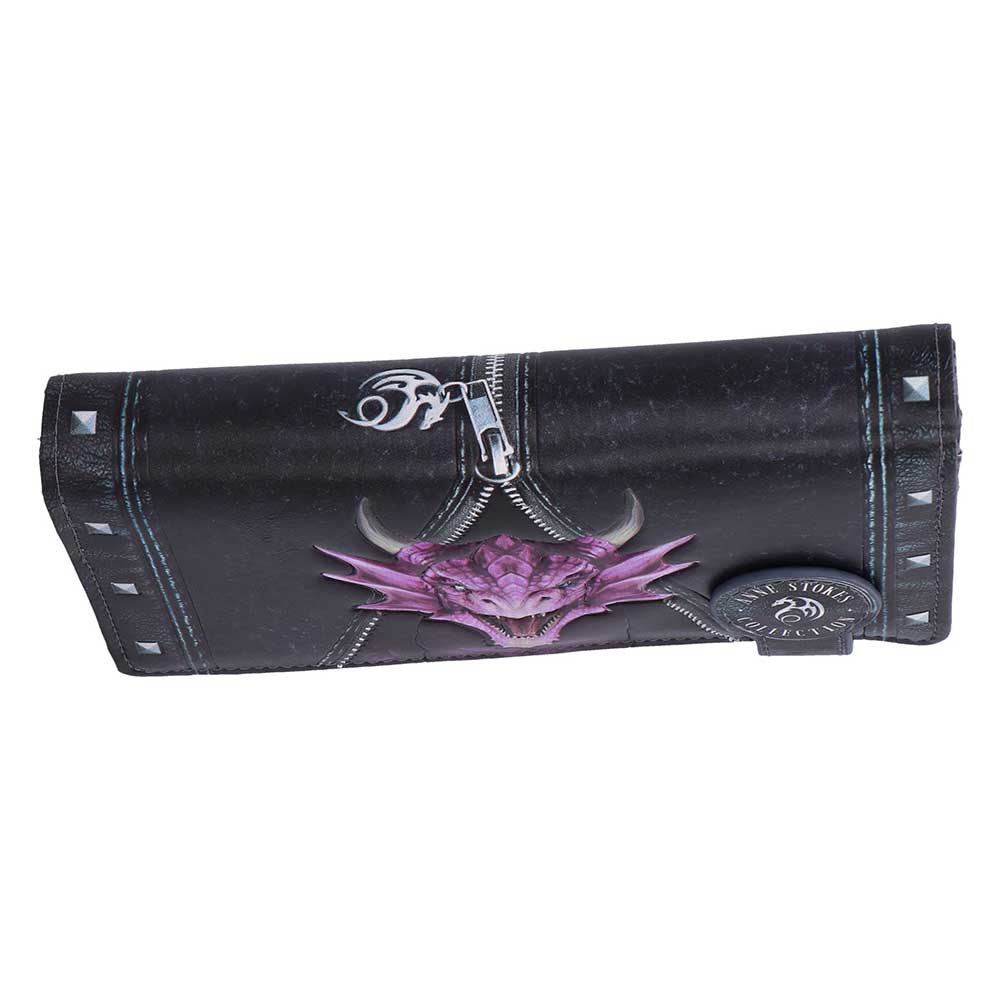 Unzipped Dragon Embossed Purse