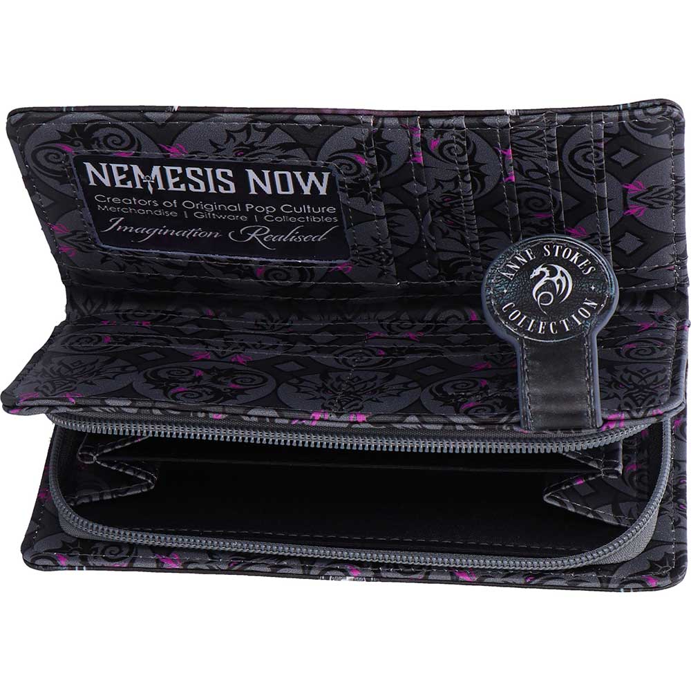 Unzipped Dragon Embossed Purse