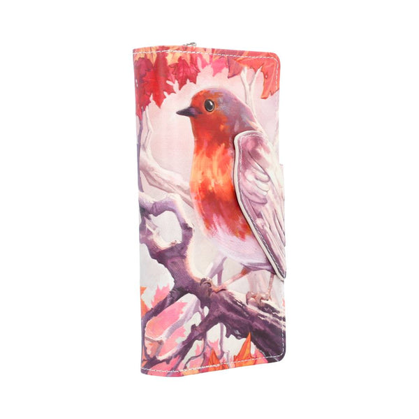 When Robins Appear Embossed Purse