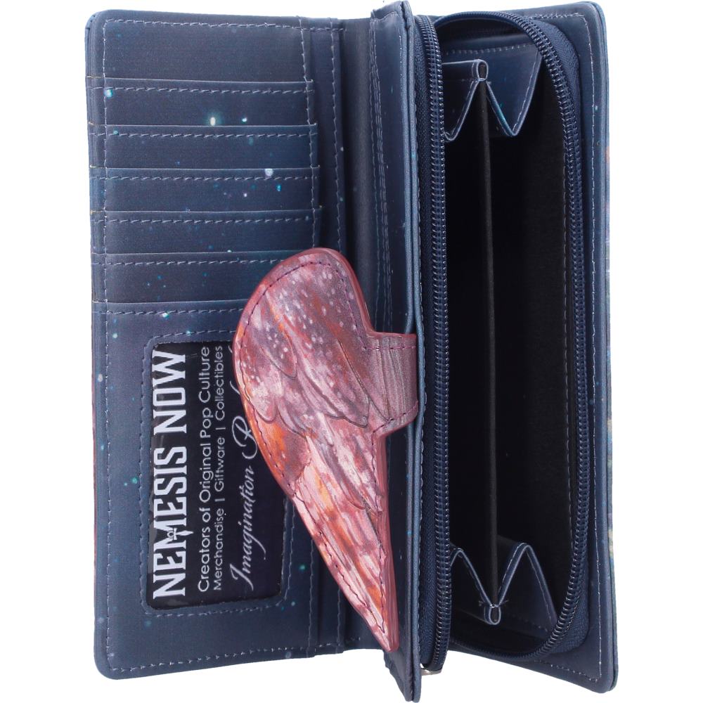 Moonlit Flight Embossed Purse