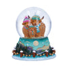Winter Highland Cow Snowglobe