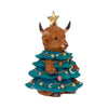 Winter Highland Cow Tree