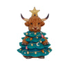 Winter Highland Cow Tree
