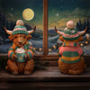 Winter Highland Cow Hot Cocoa