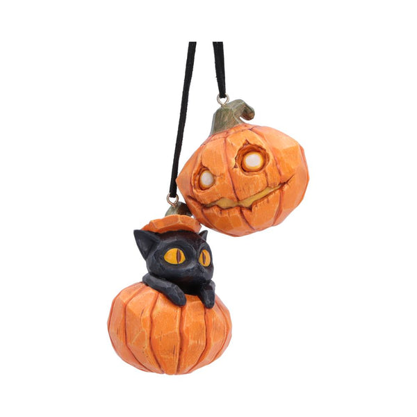 Pumpkin and Patch Hanging Ornaments