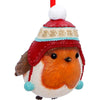 Robin Winter Bobble Hanging Ornament