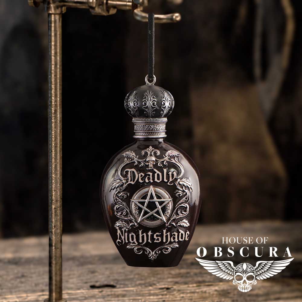 Deadly Nightshade Bottle Hanging Decoration