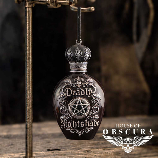 Deadly Nightshade Bottle Hanging Decoration