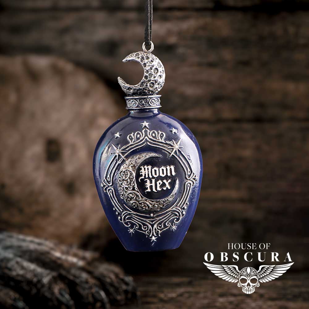 Moon Hex Bottle Hanging Decoration