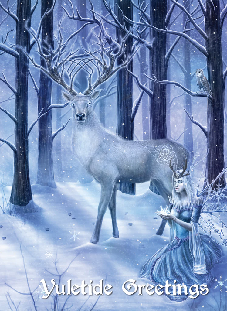 Frozen Fantasy Greetings Card
