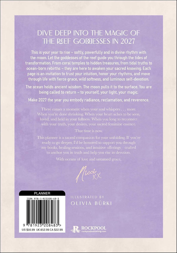 2027 Moon Goddess Planner - Nicci Garaicoa