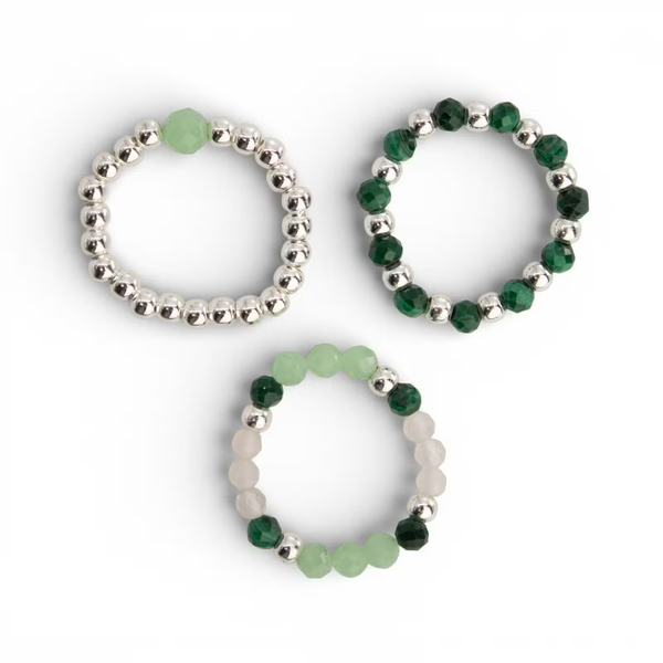 Forest Spirit Ring Sets Nymph Spirit Gemstone