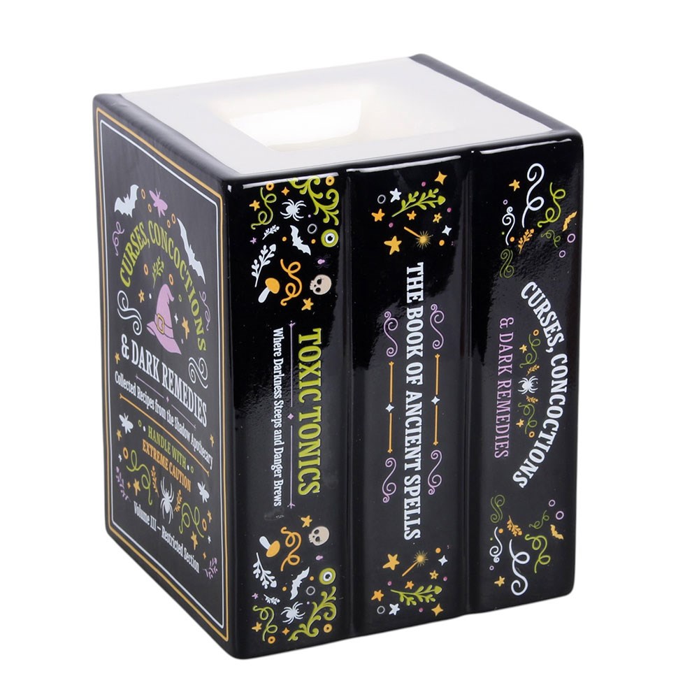 Witches Apothecary Book Shaped Oil Burner