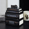 Black Cat Boook Stack Oil Burner With Cat