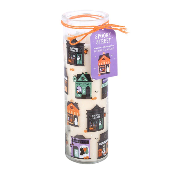 Spooky Street Pumpkin Cinnamon Roll Tube