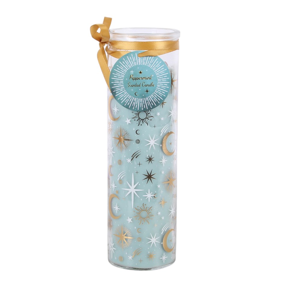 Blue Pastel Skies Tube Candle