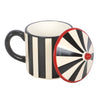 Black Striped Circus Tent Mug