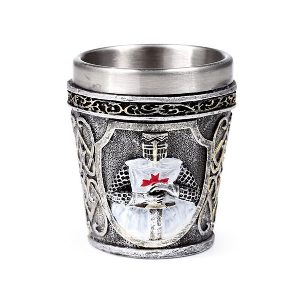 White Knight Shot Glass