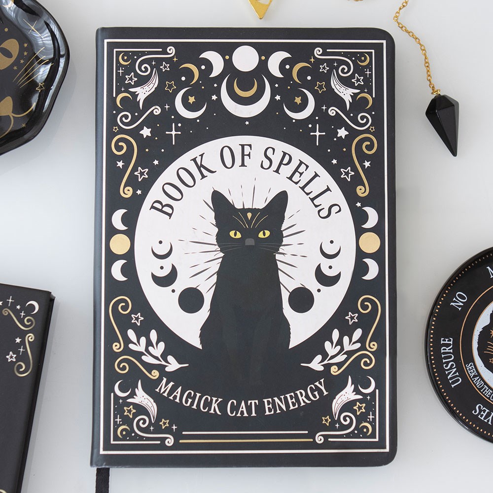 Black Cat Magick BOS A5 Notebook With Pen