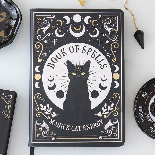 Black Cat Magick BOS A5 Notebook With Pen