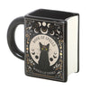 Black Cat Magic Book Of Spells Book Shaped Mug