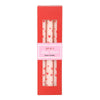 Set Of 3 Love Heart Taper Candles
