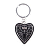 Black Planchette Keyring