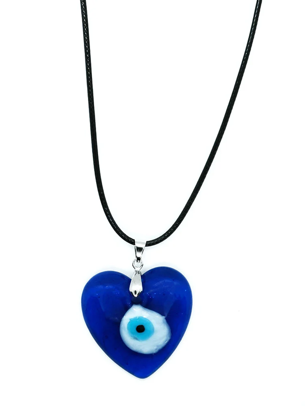 All Seeing Eye Heart Pendant