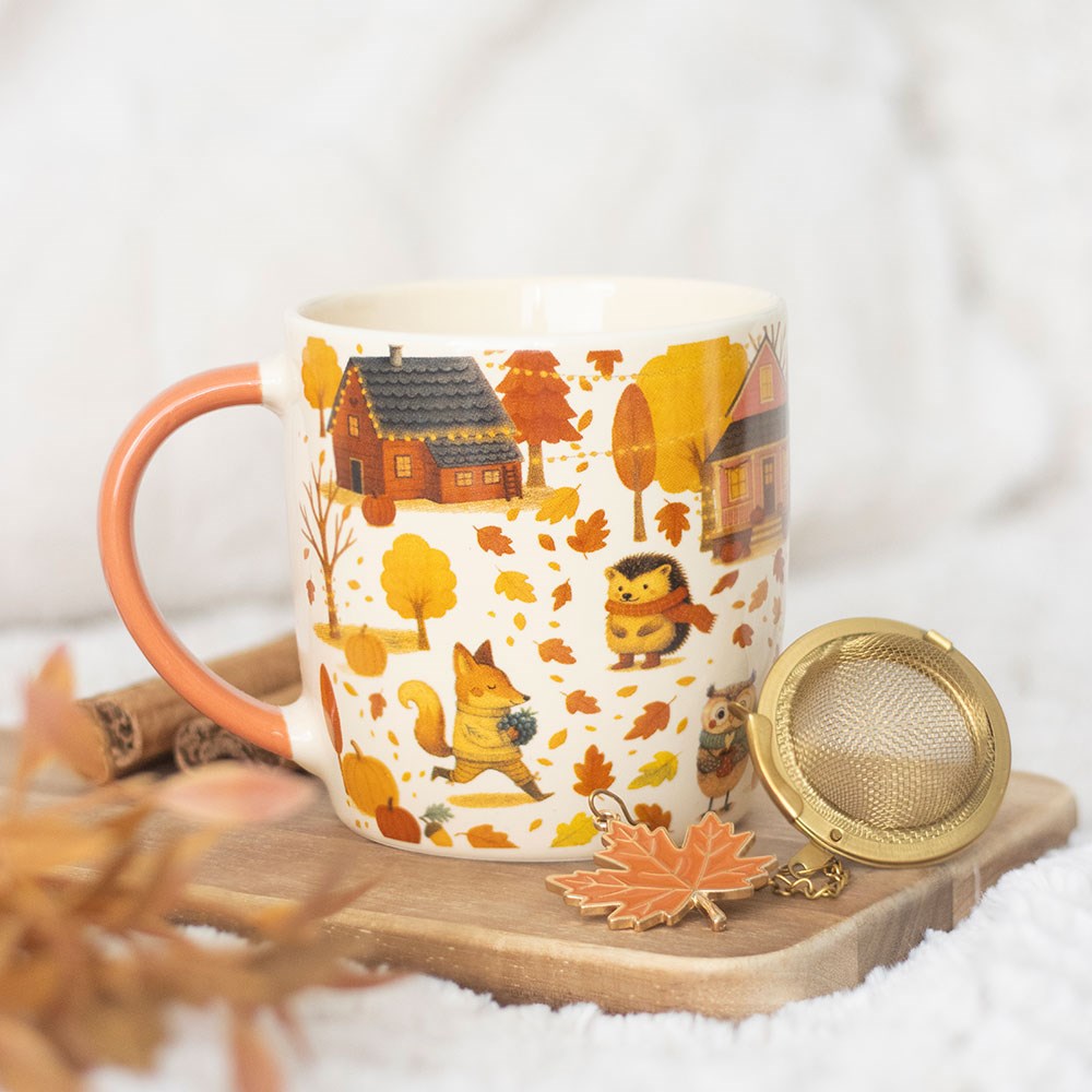 Creature Comforts Mug And Tea Strainer Set