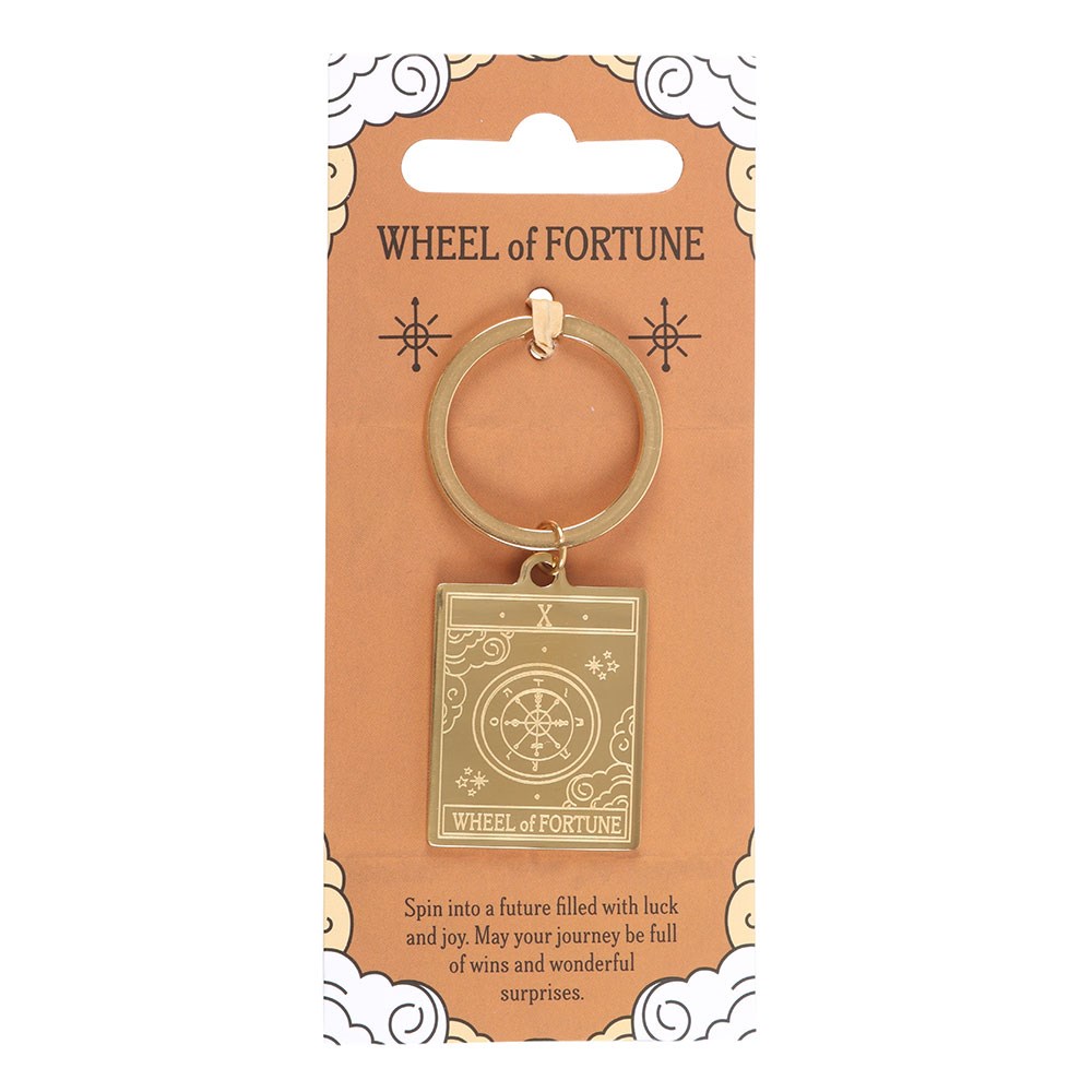 The Wheel of Fortune Tarot Keyring