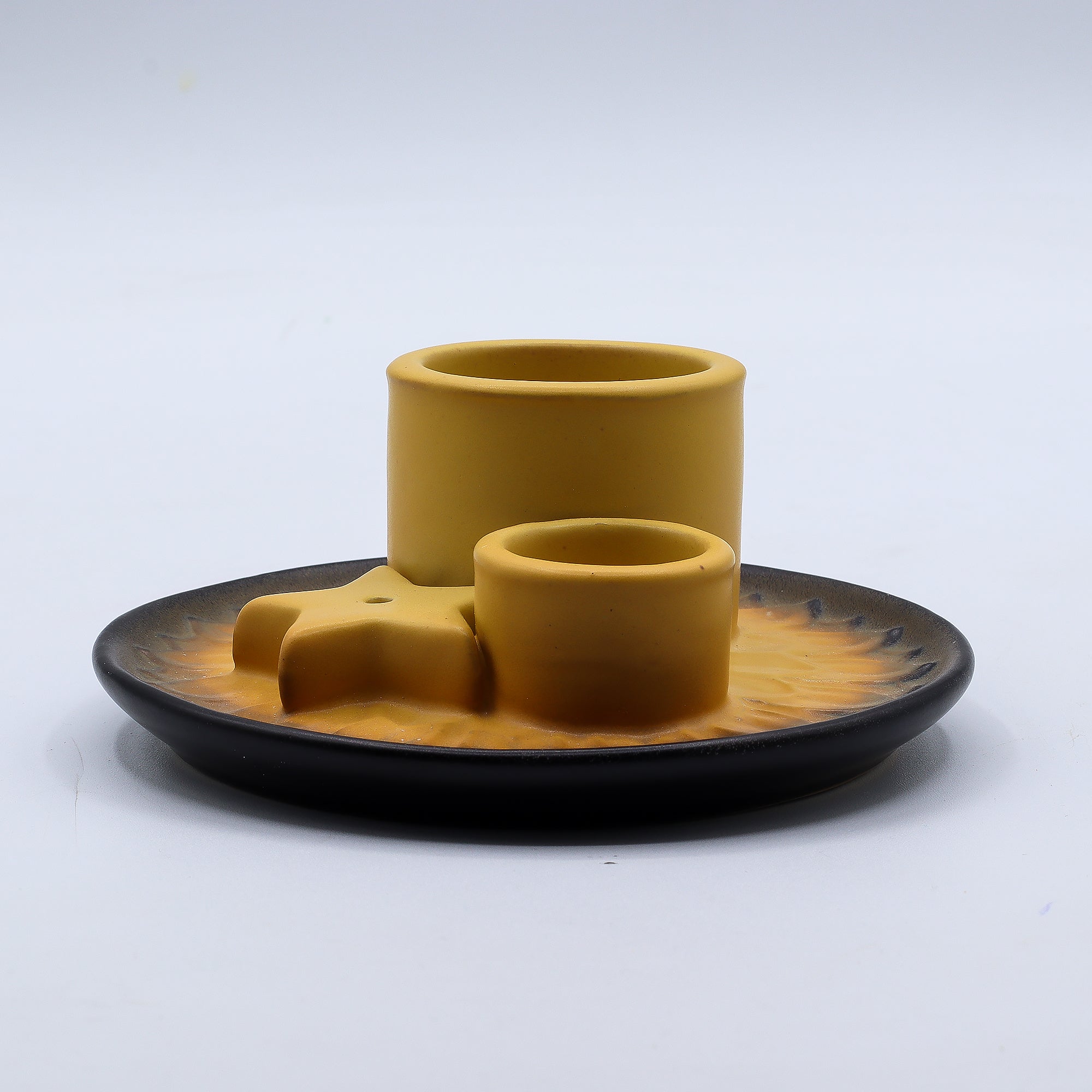 Sand & Grey Smudge Holder