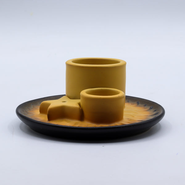 Sand & Grey Smudge Holder