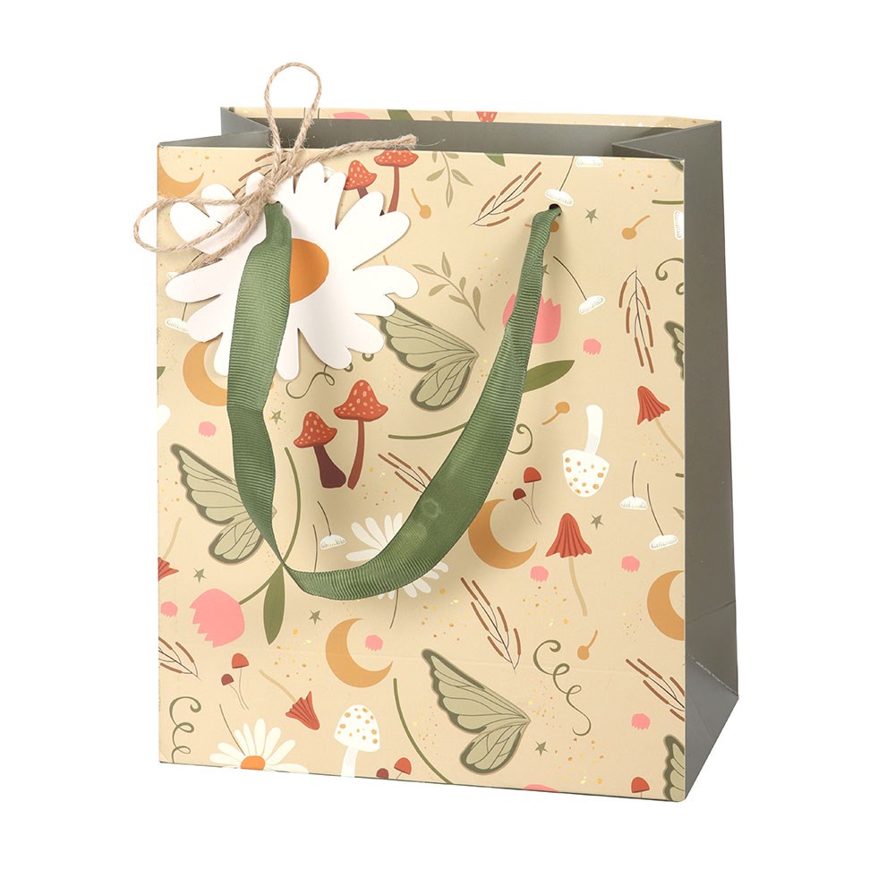 Medium Fairy Folklore Print Gift Bag