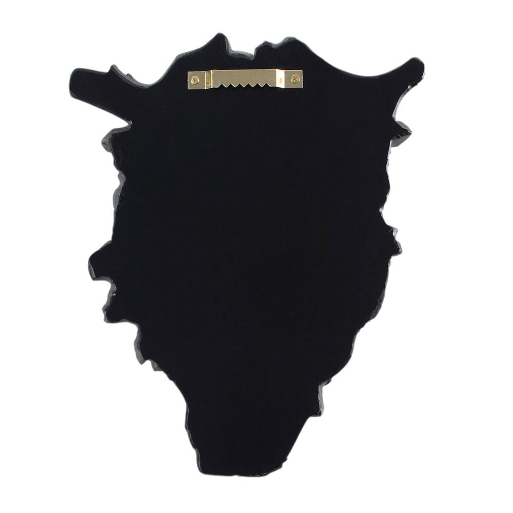 Green Goddess WIth Butterfly Wall Plaque